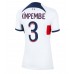 Paris Saint-Germain Presnel Kimpembe #3 Kopio Vieras Pelipaita Naisten 2023-24 Lyhyet Hihat